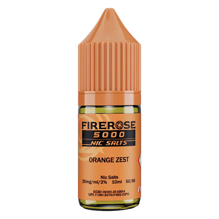 Orange Zest Elux Firerose 5000 Nic Salt Vape Juice - Scent Vape