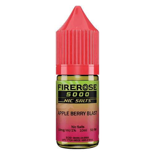 Apple Berry Blast Elux Firerose 5000 Nic Salt Vape Juice - Scent Vape