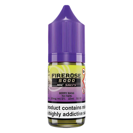 Berry Bang Elux Firerose 5000 Nic Salt Vape Juice - Scent Vape