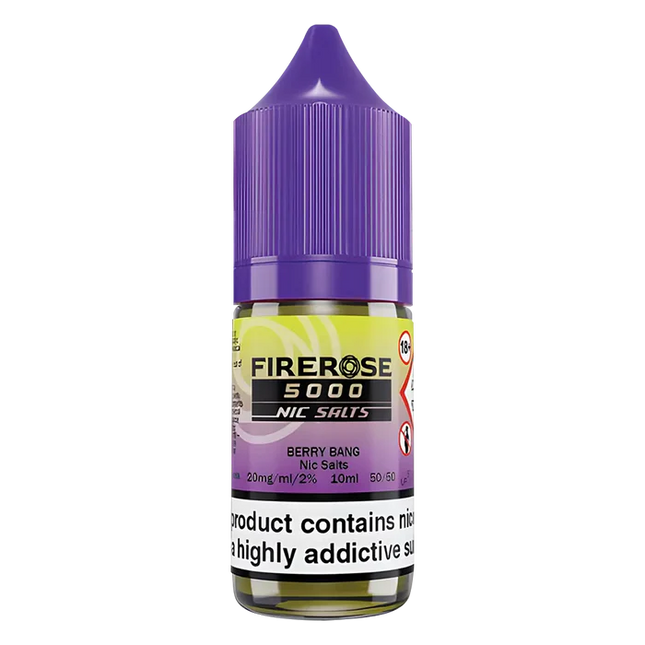 Berry Bang Elux Firerose 5000 Nic Salt Vape Juice - Scent Vape