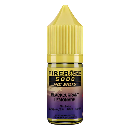 Blackcurrant Lemonade Elux Firerose 5000 Nic Salt Vape Juice - Scent Vape