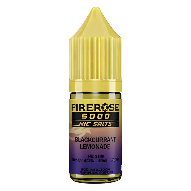 Blackcurrant Lemonade Elux Firerose 5000 Nic Salt Vape Juice - Scent Vape