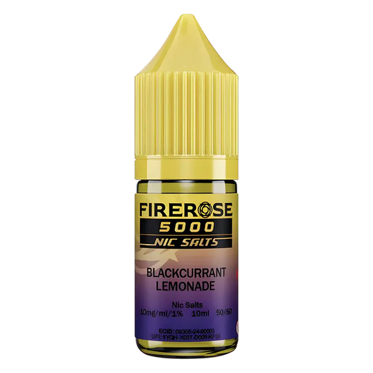 Blackcurrant Lemonade Elux Firerose 5000 Nic Salt Vape Juice
