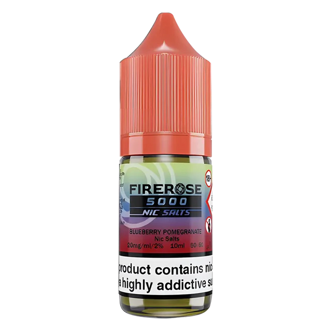 Blueberry Pomegranate Elux Firerose 5000 Nic Salt Vape Juice - Scent Vape