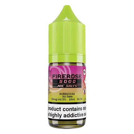 Bubblegum Elux Firerose 5000 Nic Salt Vape Juice - Scent Vape