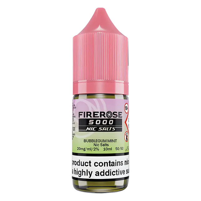 Bubblegum Mint Elux Firerose 5000 Nic Salt Vape Juice - Scent Vape