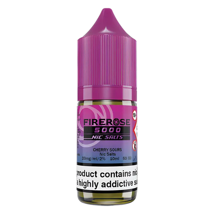 Cherry Sours Elux Firerose 5000 Nic Salt Vape Juice - Scent Vape