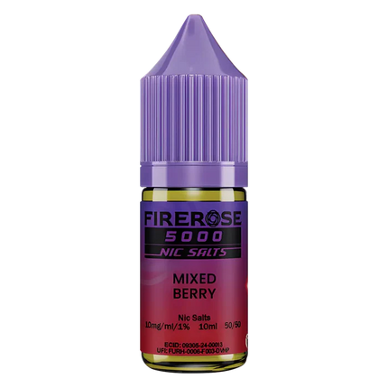 Mixed Berry Elux Firerose 5000 Nic Salt Vape Juice - Scent Vape