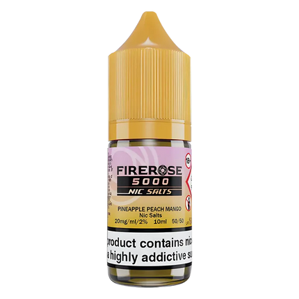 Pineapple Peach Mango Elux Firerose 5000 Nic Salt Vape Juice - Scent Vape