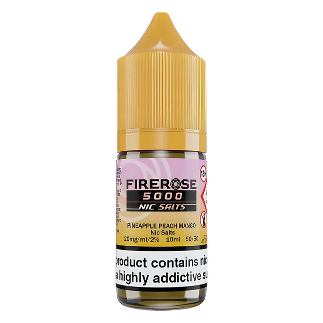 Pineapple Peach Mango Elux Firerose 5000 Nic Salt Vape Juice - Scent Vape