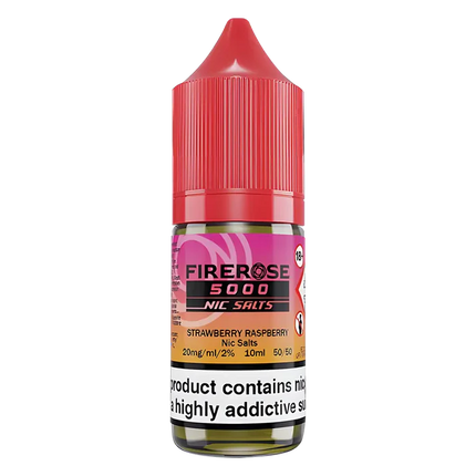 Strawberry Raspberry Elux Firerose 5000 Nic Salt Vape Juice - Scent Vape