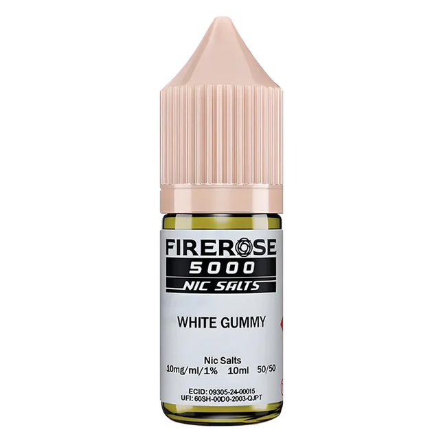 White Gummy Elux Firerose 5000 Nic Salt Vape Juice - Scent Vape