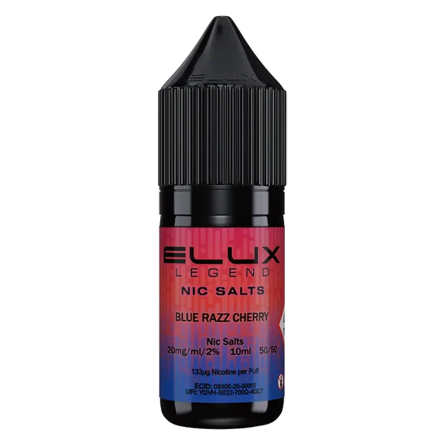Blue Razz Cherry Elux Legend Nic Salt Vape Juice
