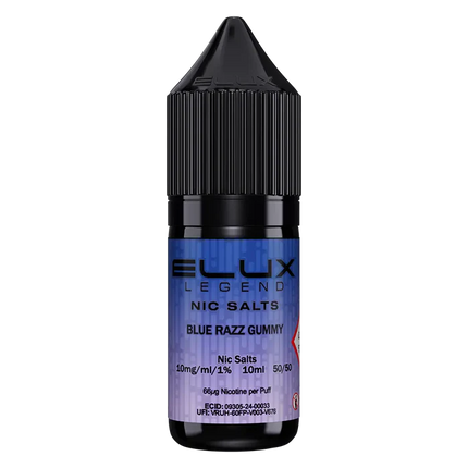Blue Razz Gummy Elux Legend Nic Salt Vape Juice - Scent Vape