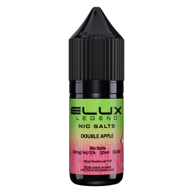 Double Apple Elux Legend Nic Salt Vape Juice - Scent Vape