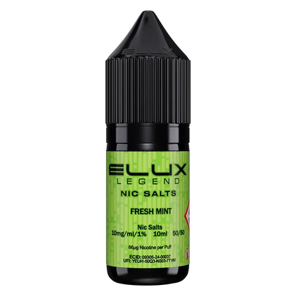 Fresh Mint Elux Legend Nic Salt Vape Juice