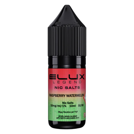 Raspberry Watermelon Elux Legend Nic Salt Vape Juice - Scent Vape