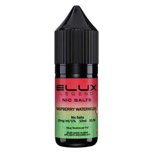 Raspberry Watermelon Elux Legend Nic Salt Vape Juice