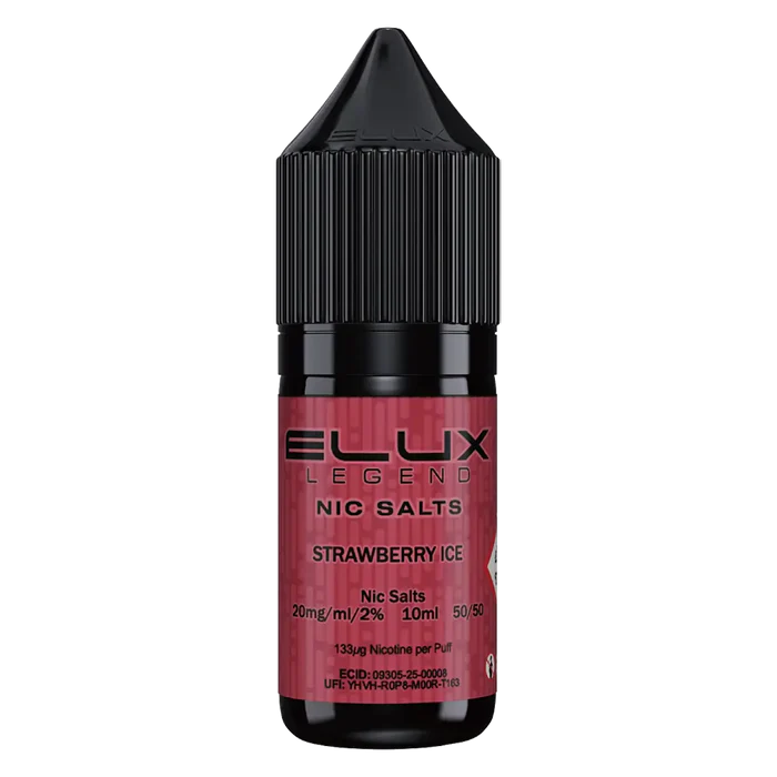 Strawberry Ice Elux Legend Nic Salt Vape Juice