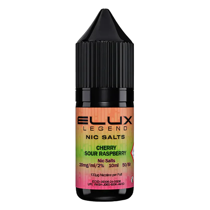 Cherry Sour Raspberry Elux Legend Nic Salt Vape Juice