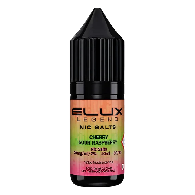 Cherry Sour Raspberry Elux Legend Nic Salt Vape Juice