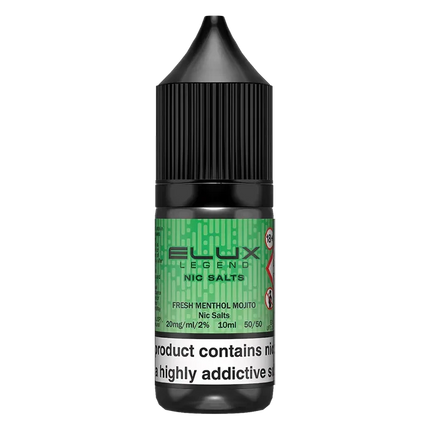 Fresh Menthol Mojito Elux Legend Nic Salt Vape Juice