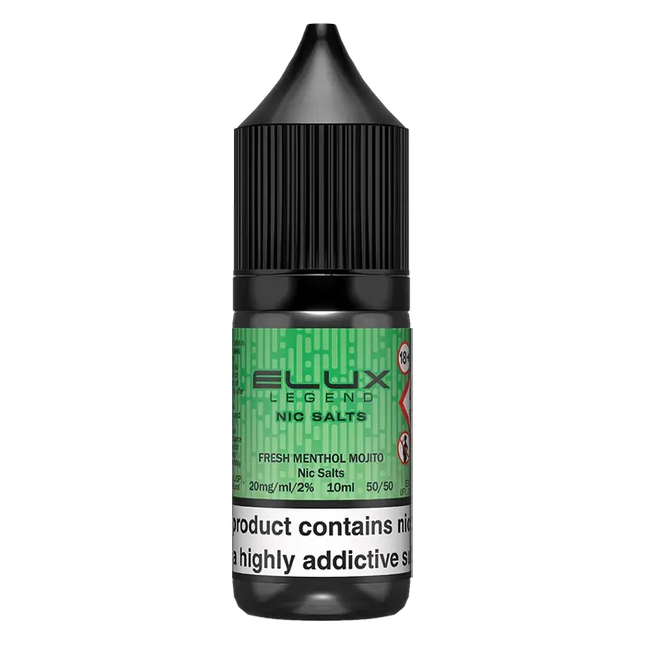 Fresh Menthol Mojito Elux Legend Nic Salt Vape Juice