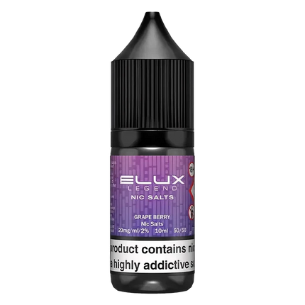 Grape Elux Legend Nic Salt Vape Juice