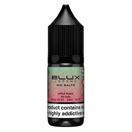 Apple Peach Elux Legend Nic Salt Vape Juice