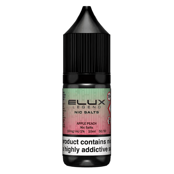 Apple Peach Elux Legend Nic Salt Vape Juice - Scent Vape