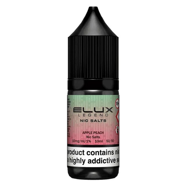 Apple Peach Elux Legend Nic Salt Vape Juice