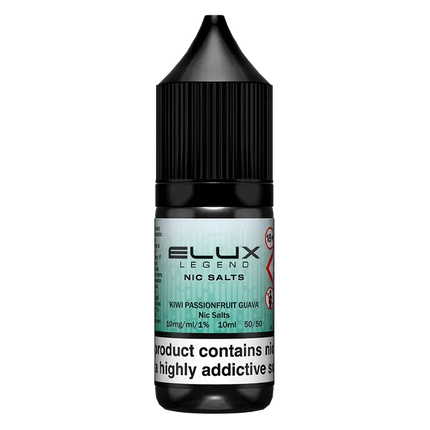 Kiwi Passionfruit Guava Elux Legend Nic Salt Vape Juice