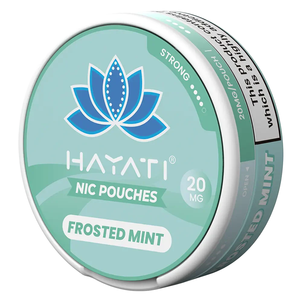 Hayati Frosted Mint Tobacco-Free Nicotine Pouches Can