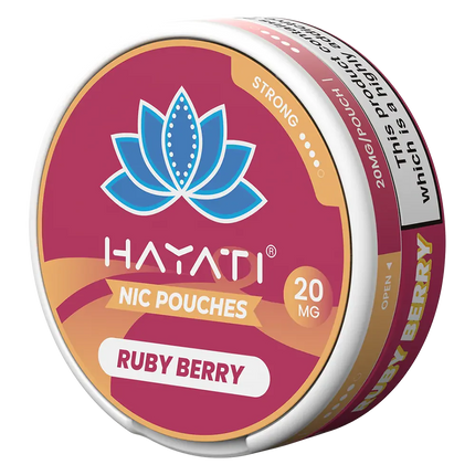 Hayati Ruby Berry Nicotine Pouches - Scent Vape