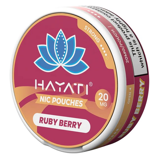 Hayati Ruby Berry Nicotine Pouches - Scent Vape