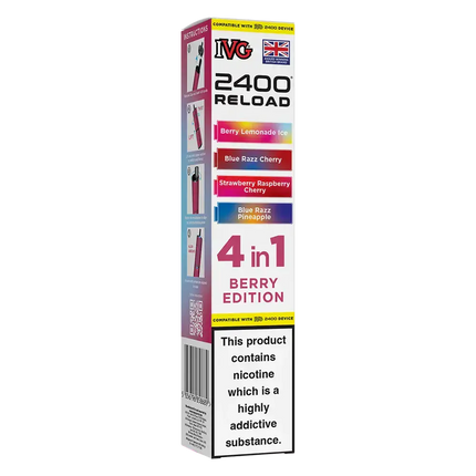 IVG 2400 4in1 Multi Flavour Edition Prefilled Pods - Scent Vape