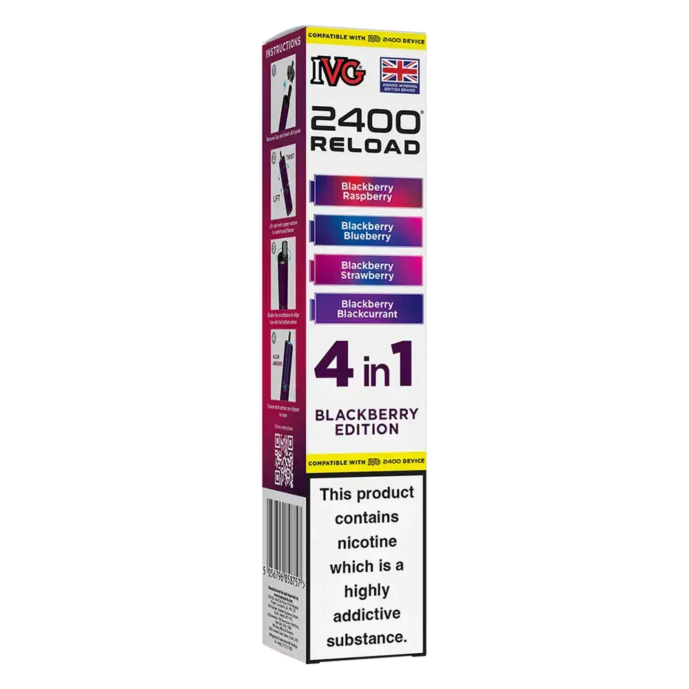 IVG 2400 4in1 Multi Flavour Edition Prefilled Pods