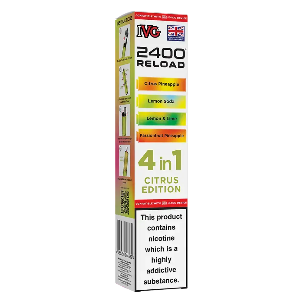 IVG 2400 4in1 Multi Flavour Edition Prefilled Pods