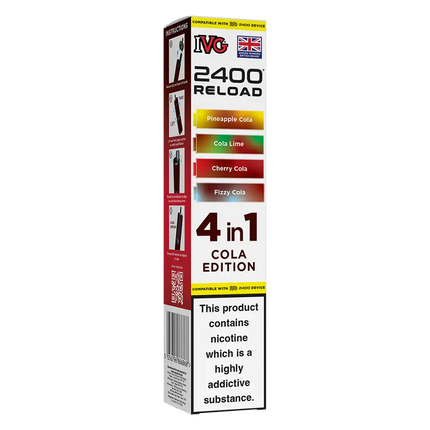 IVG 2400 4in1 Multi Flavour Edition Prefilled Pods - Scent Vape