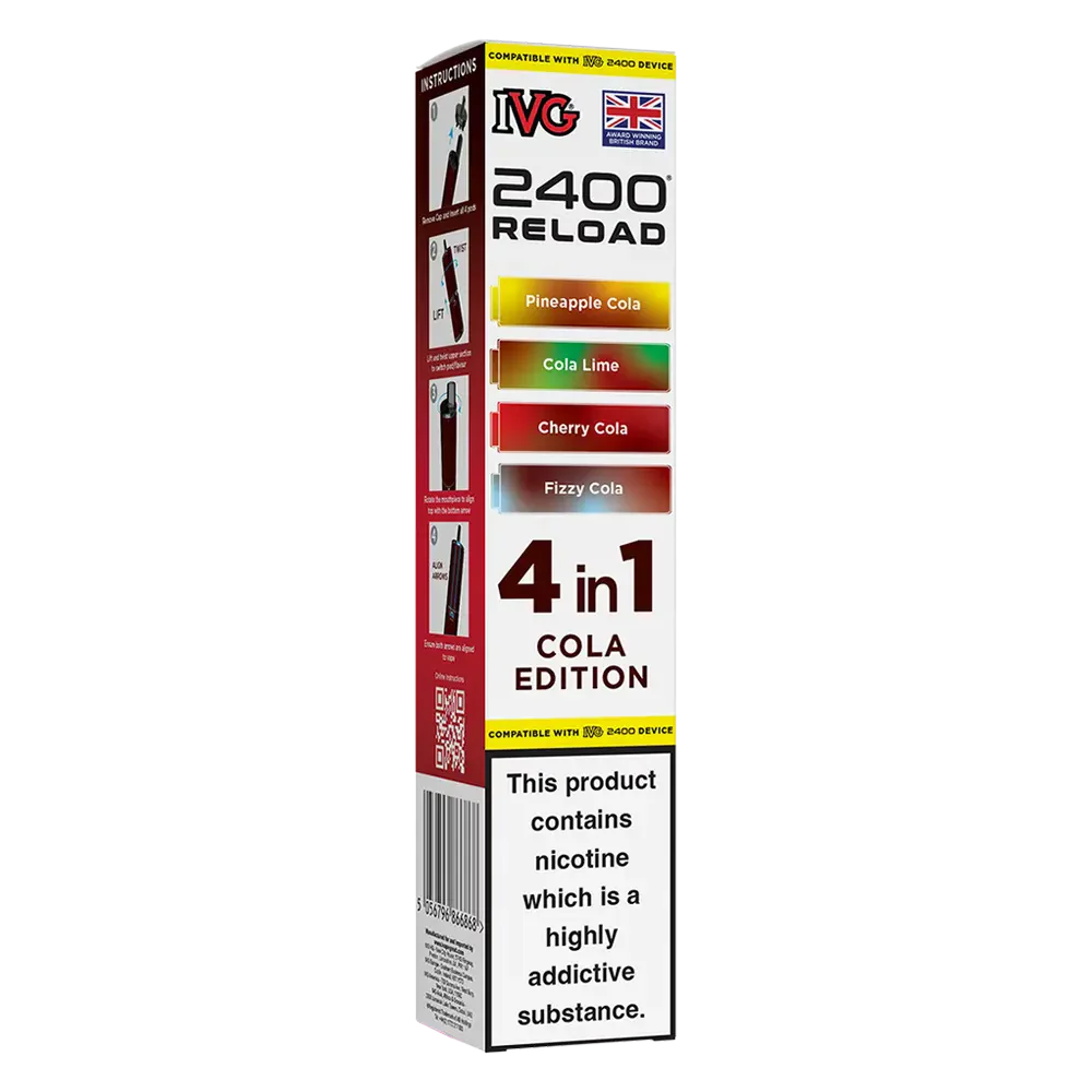 IVG 2400 4in1 Multi Flavour Edition Prefilled Pods