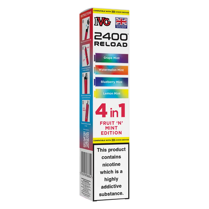 IVG 2400 4in1 Multi Flavour Edition Prefilled Pods - Scent Vape
