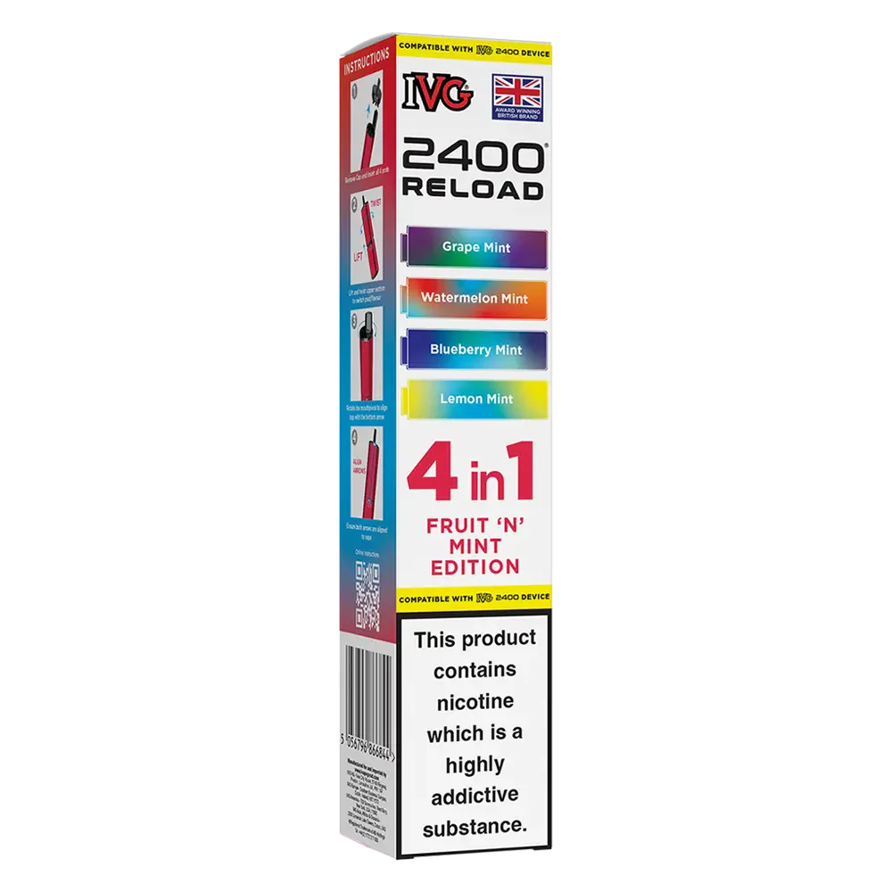 IVG 2400 4in1 Multi Flavour Edition Prefilled Pods