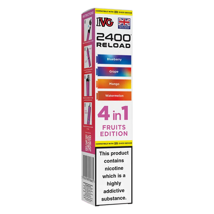 IVG 2400 4in1 Multi Flavour Edition Prefilled Pods - Scent Vape