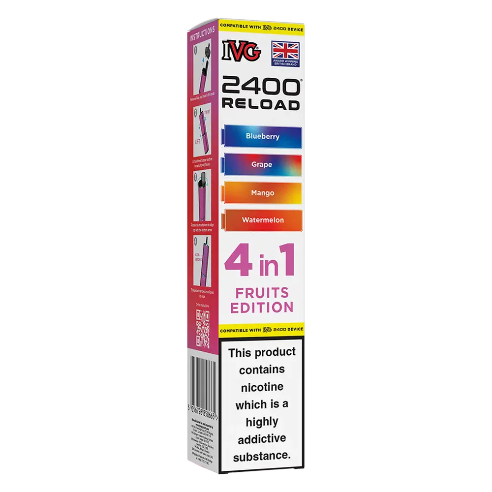 IVG 2400 4in1 Multi Flavour Edition Prefilled Pods