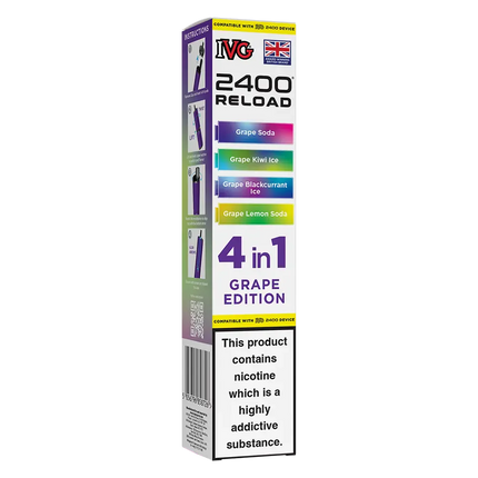 IVG 2400 4in1 Multi Flavour Edition Prefilled Pods - Scent Vape