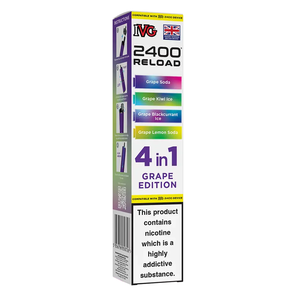 IVG 2400 4in1 Multi Flavour Edition Prefilled Pods
