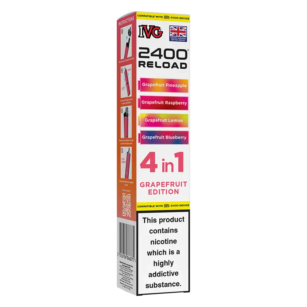 IVG 2400 4in1 Multi Flavour Edition Prefilled Pods