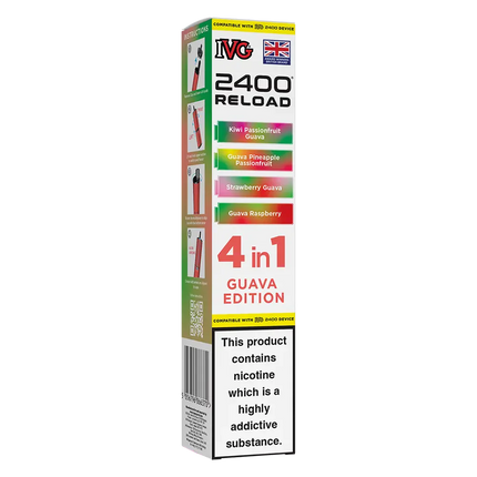 IVG 2400 4in1 Multi Flavour Edition Prefilled Pods - Scent Vape