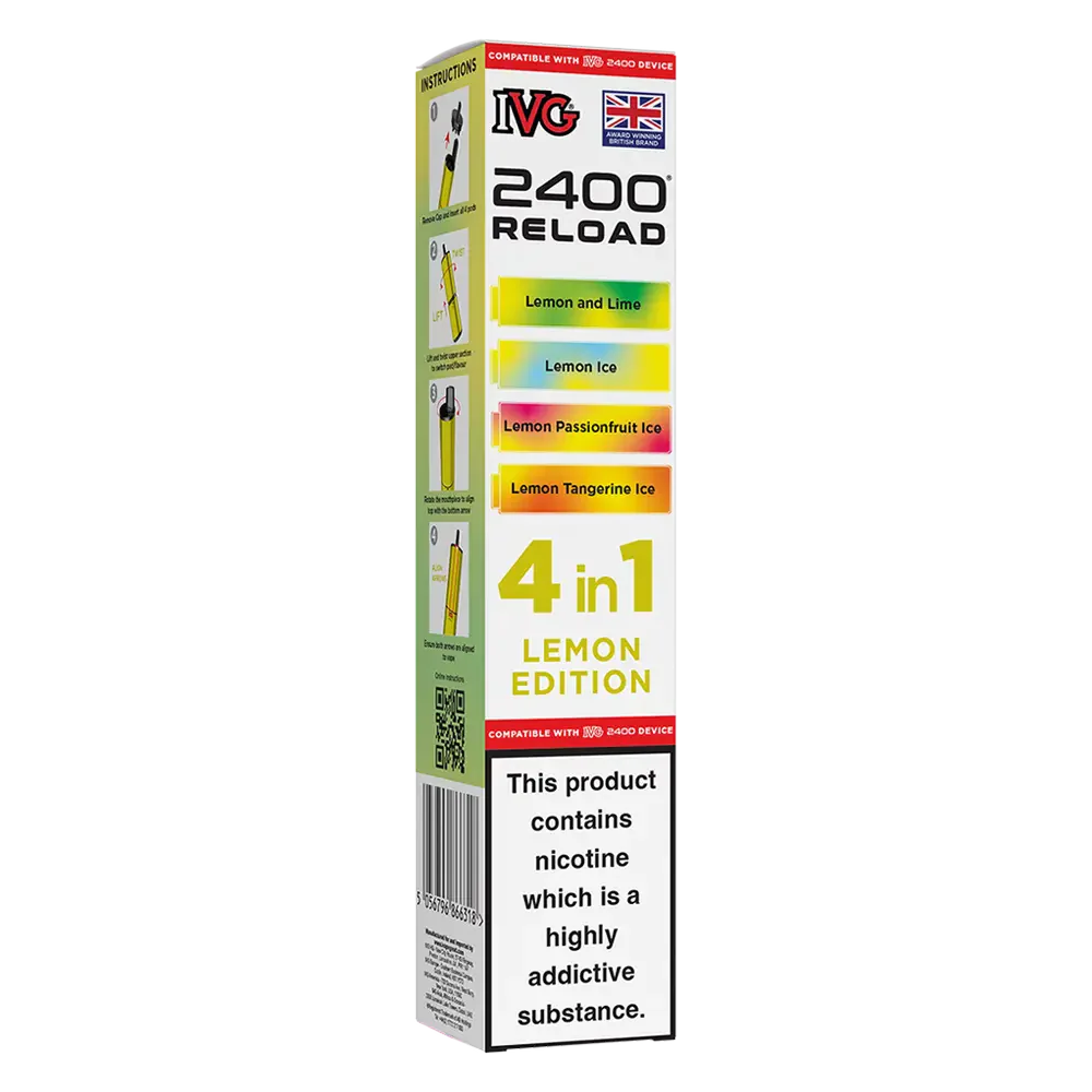 IVG 2400 4in1 Multi Flavour Edition Prefilled Pods