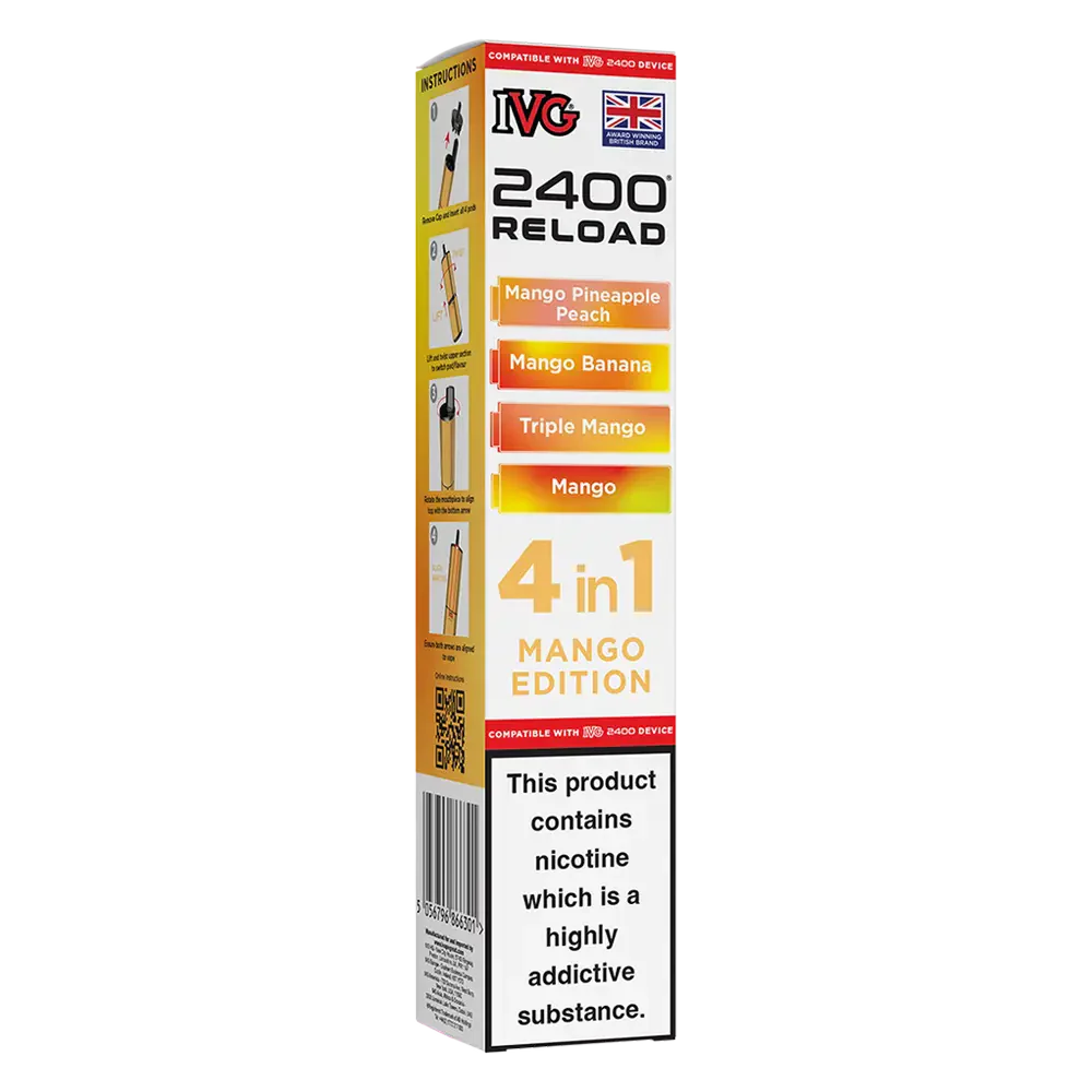 IVG 2400 4in1 Multi Flavour Edition Prefilled Pods